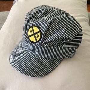 Boys Striped Adjustable Cap